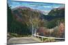 Pinkham Notch, New Hampshire - View of Tuckermans Ravine-Lantern Press-Mounted Art Print