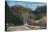 Pinkham Notch, New Hampshire - View of Tuckermans Ravine-Lantern Press-Stretched Canvas