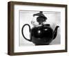 Pinkie the Guinea Pig Sitting in a Tea Pot-null-Framed Photographic Print