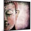 Pinkish Sgrafitto Buddha-null-Mounted Art Print