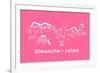 Pinkplaza of Sunday-Ikuko Kowada-Framed Giclee Print