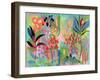 Pinks and blues-Suzanne Allard-Framed Art Print