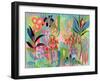 Pinks and blues-Suzanne Allard-Framed Art Print