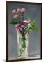 Pinks and Clematis in a Crystal Vase, c.1882-Edouard Manet-Framed Giclee Print