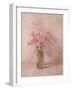 Pinks in a Glass Jar-Joyce Haddon-Framed Giclee Print