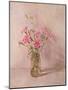 Pinks in a Glass Jar-Joyce Haddon-Mounted Giclee Print