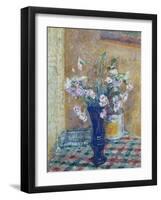 Pinks in a Vase-James Bolivar Manson-Framed Giclee Print