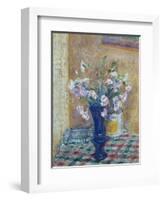 Pinks in a Vase-James Bolivar Manson-Framed Giclee Print