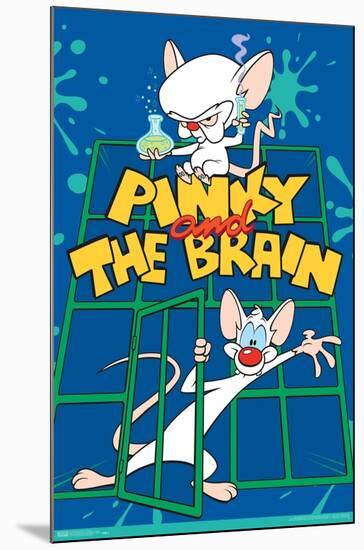 Pinky And The Brain - Key Art-Trends International-Mounted Poster