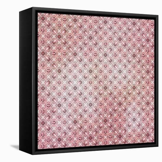 Pinky Blossom Pattern 01-LightBoxJournal-Framed Stretched Canvas
