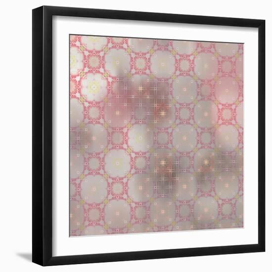 Pinky Blossom Pattern 02-LightBoxJournal-Framed Giclee Print