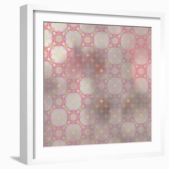 Pinky Blossom Pattern 02-LightBoxJournal-Framed Giclee Print