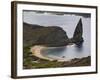 Pinnacle and Beach, Bartolome Island, Galapagos, Ecuador-Rolf Richardson-Framed Photographic Print