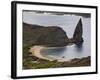 Pinnacle and Beach, Bartolome Island, Galapagos, Ecuador-Rolf Richardson-Framed Photographic Print