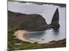 Pinnacle and Beach, Bartolome Island, Galapagos, Ecuador-Rolf Richardson-Mounted Photographic Print