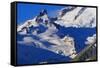 Pinnacle and Glacier on Mount Rainier-Paul Souders-Framed Stretched Canvas