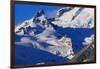 Pinnacle and Glacier on Mount Rainier-Paul Souders-Framed Photographic Print