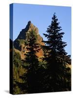 Pinnacle Peak in Mount Rainier National Park-Paul Souders-Stretched Canvas