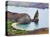 Pinnacle Rock, Isla Bartholome, Galapagos Islands, UNESCO World Heritage Site, Ecuador-Christian Kober-Stretched Canvas