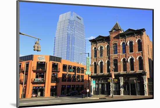 Pinnacle Tower and Broadway Street, Nashville, Tennessee, United States of America, North America-Richard Cummins-Mounted Photographic Print