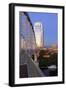 Pinnacle Tower and Shelby Pedestrian Bridge-Richard Cummins-Framed Photographic Print