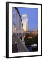 Pinnacle Tower and Shelby Pedestrian Bridge-Richard Cummins-Framed Photographic Print