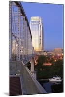 Pinnacle Tower and Shelby Pedestrian Bridge-Richard Cummins-Mounted Photographic Print