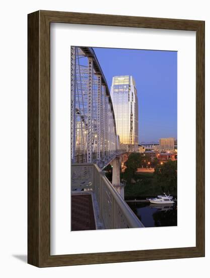 Pinnacle Tower and Shelby Pedestrian Bridge-Richard Cummins-Framed Photographic Print