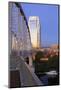 Pinnacle Tower and Shelby Pedestrian Bridge-Richard Cummins-Mounted Photographic Print