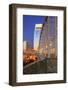 Pinnacle Tower and Shelby Pedestrian Bridge-Richard Cummins-Framed Photographic Print