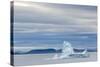 Pinnacled Iceberg in Isabella Bay, Baffin Island, Nunavut, Canada, North America-Michael Nolan-Stretched Canvas