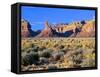 Pinnacles and Buttes in Valley of the Gods, Monument Valley, Utah, USA-Bernard Friel-Framed Stretched Canvas