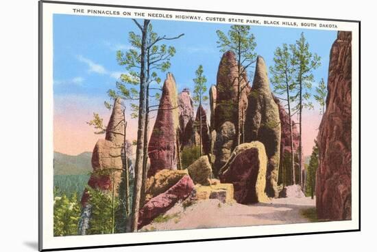 Pinnacles, Black Hills, South Dakota-null-Mounted Art Print