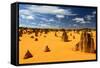 Pinnacles Desert, Australia-demerzel21-Framed Stretched Canvas