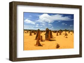 Pinnacles Desert, Australia-demerzel21-Framed Photographic Print