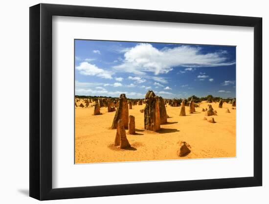 Pinnacles Desert, Australia-demerzel21-Framed Photographic Print