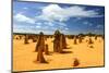 Pinnacles Desert, Australia-demerzel21-Mounted Photographic Print