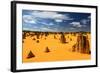 Pinnacles Desert, Australia-demerzel21-Framed Photographic Print