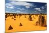 Pinnacles Desert, Australia-demerzel21-Mounted Photographic Print