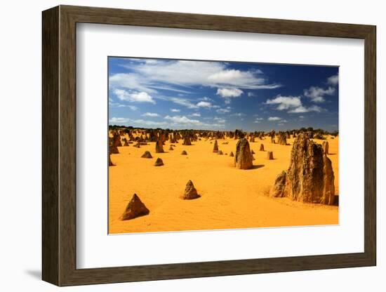 Pinnacles Desert, Australia-demerzel21-Framed Photographic Print