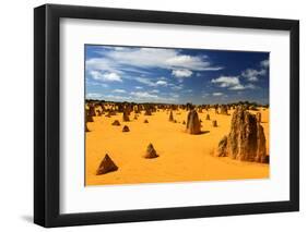 Pinnacles Desert, Australia-demerzel21-Framed Photographic Print