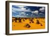 Pinnacles Desert, Australia-demerzel21-Framed Photographic Print