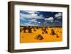 Pinnacles Desert, Australia-demerzel21-Framed Photographic Print