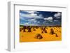 Pinnacles Desert, Australia-demerzel21-Framed Photographic Print