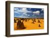 Pinnacles Desert, Australia-demerzel21-Framed Photographic Print