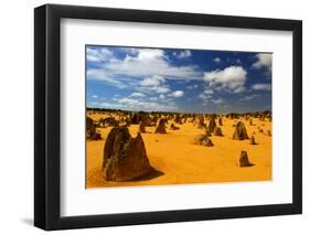 Pinnacles Desert, Australia-demerzel21-Framed Photographic Print