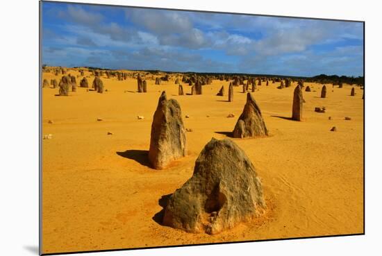 Pinnacles Desert, Australia-demerzel21-Mounted Photographic Print