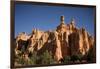 Pinnacles in Moonlight at Dixie National Forest in Utah-Paul Souders-Framed Photographic Print