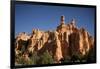 Pinnacles in Moonlight at Dixie National Forest in Utah-Paul Souders-Framed Photographic Print