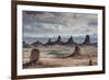 Pinnacles National Park, California - Grey Sky-Lantern Press-Framed Art Print